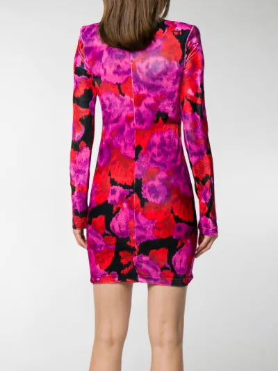 floral print mini dress