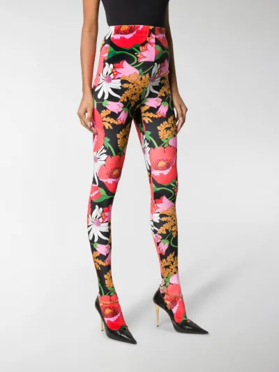 Richard Quinn rose-print velvet 