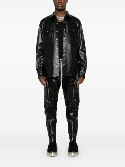 RICKOWENS BAUHAUS LEATHER JACKET