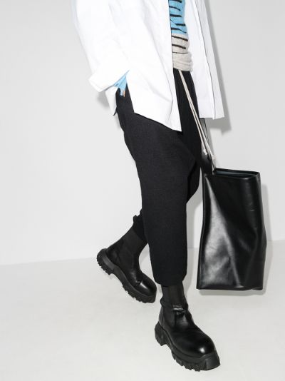 Rick Owens black Mega Bozo Tractor 