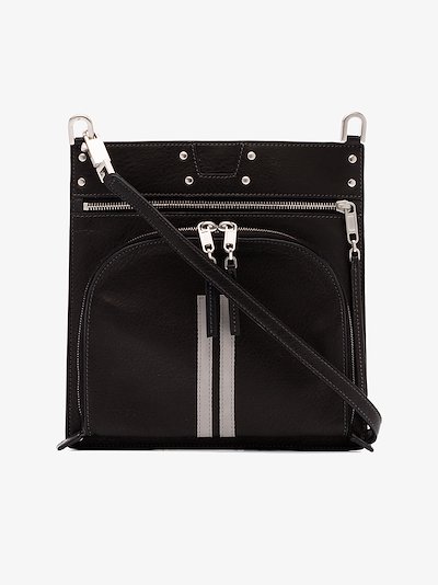 Black Moon Pocket Leather Cross Body Bag Black Moon Pocket Leather Cross Body Bag