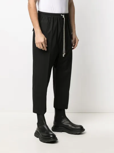 rick owens cropped cargo pants