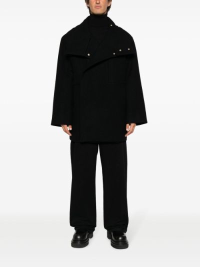 Rick owens double deals breasted coat