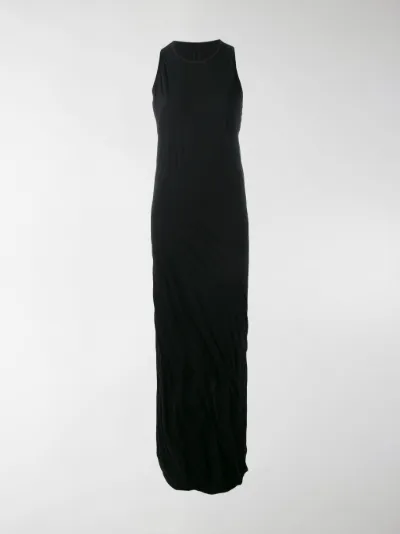 Rick Owens DRKSHDW Abito lungo a canotta nero | MODES
