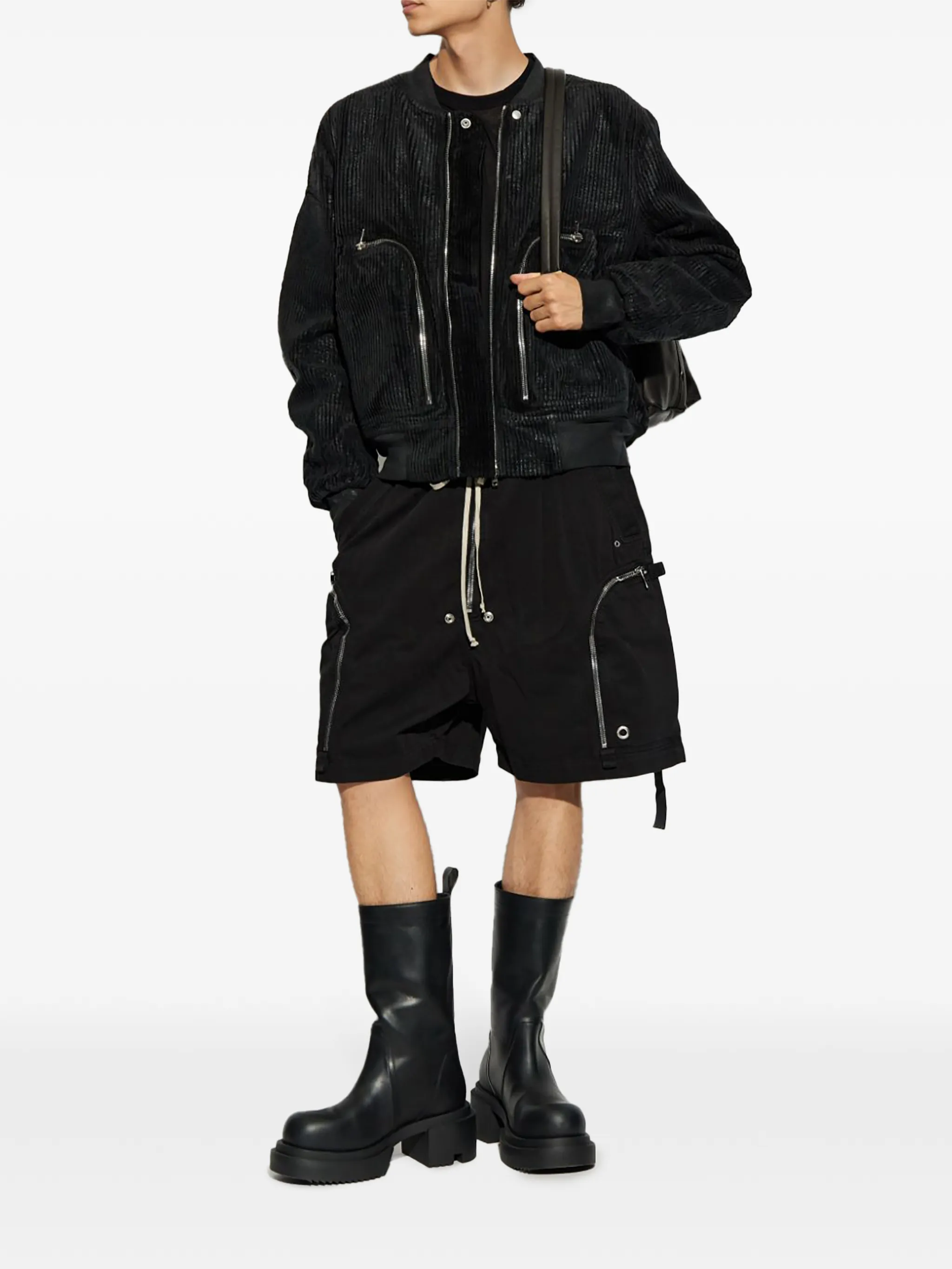 Rick Owens DRKSHDW Bauhaus Flight bomber jacket | Eraldo.com YE