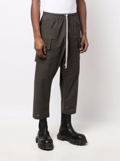 cropped cargo trousers | Rick Owens DRKSHDW | Eraldo.com