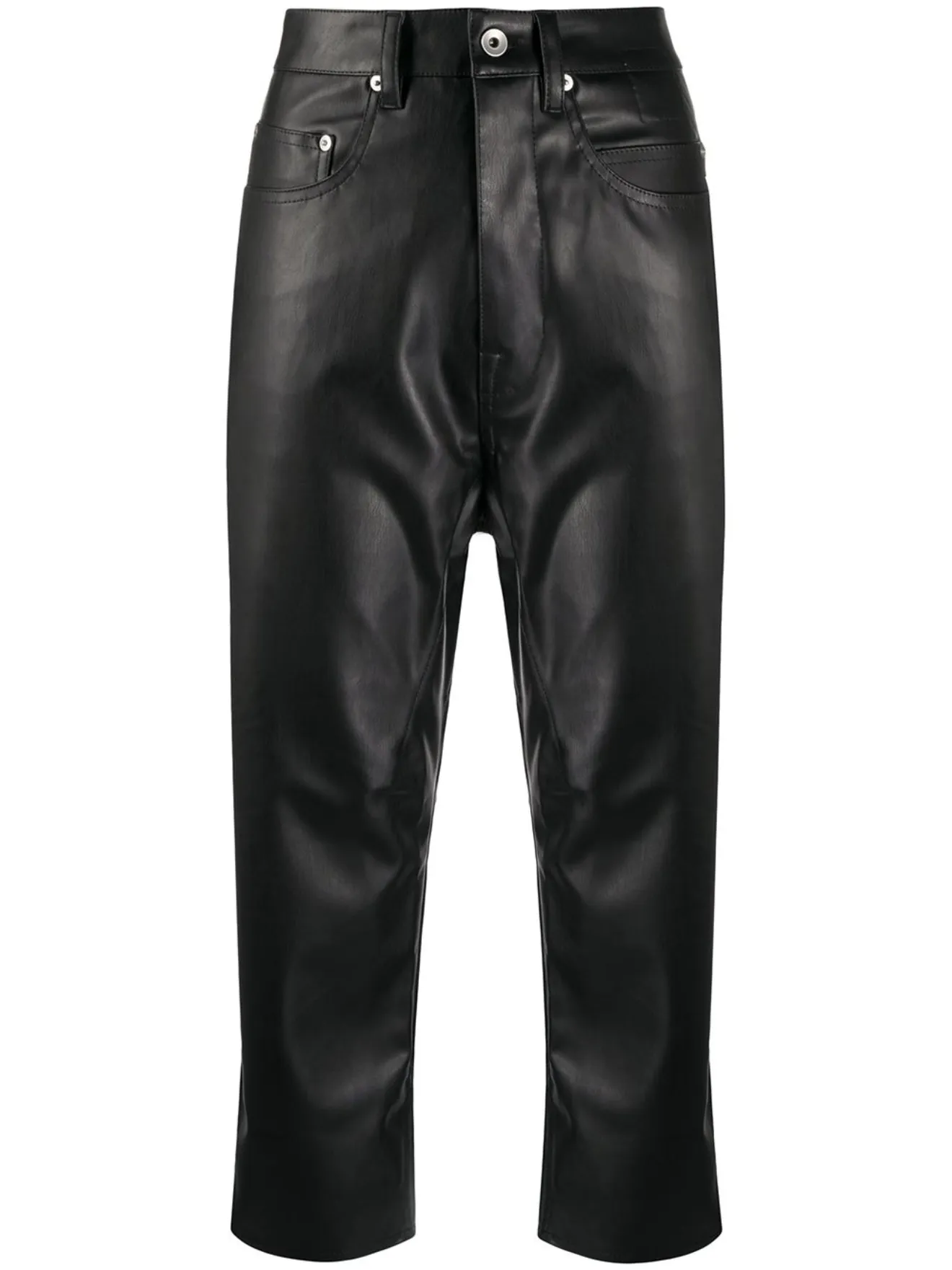 Rick Owens DRKSHDW cropped faux-leather 