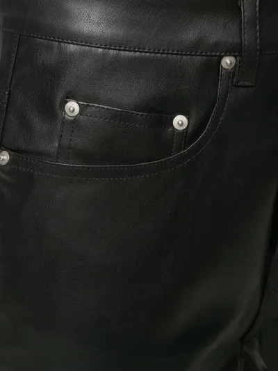 Rick Owens DRKSHDW cropped faux-leather 