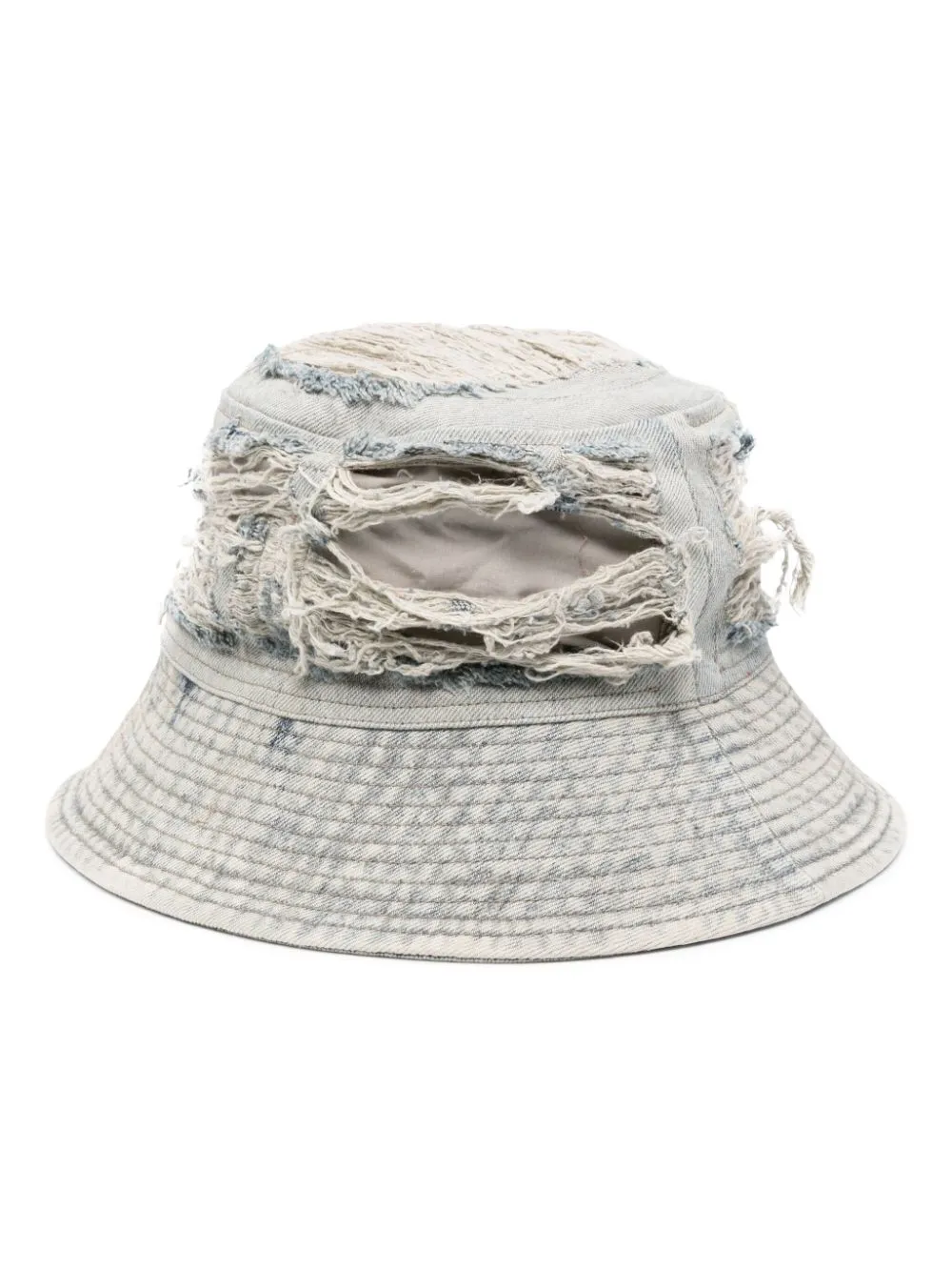 Rick Owens DRKSHDW distressed denim bucket hat Eraldo KI