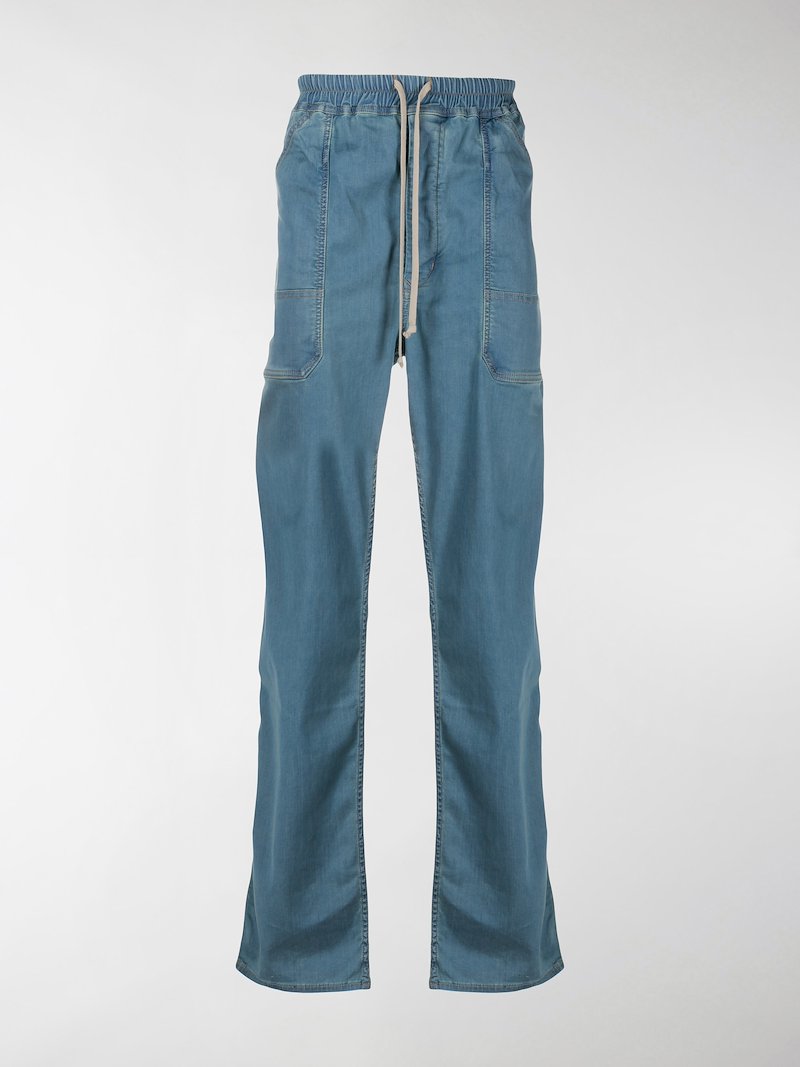 drawstring baggy jeans