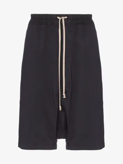 rick owens drop crotch shorts