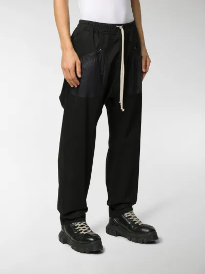 rick owens drop crotch joggers