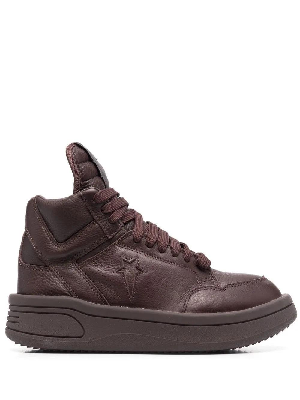 high-top chunky-sole sneakers | Rick 
