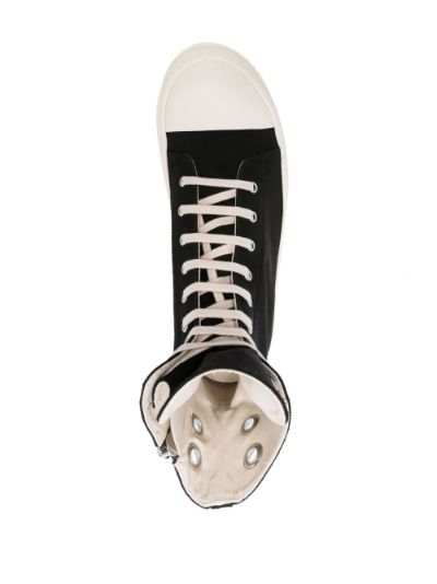 Rick Owens DRKSHDW high-top cotton sneakers | Eraldo.com PW