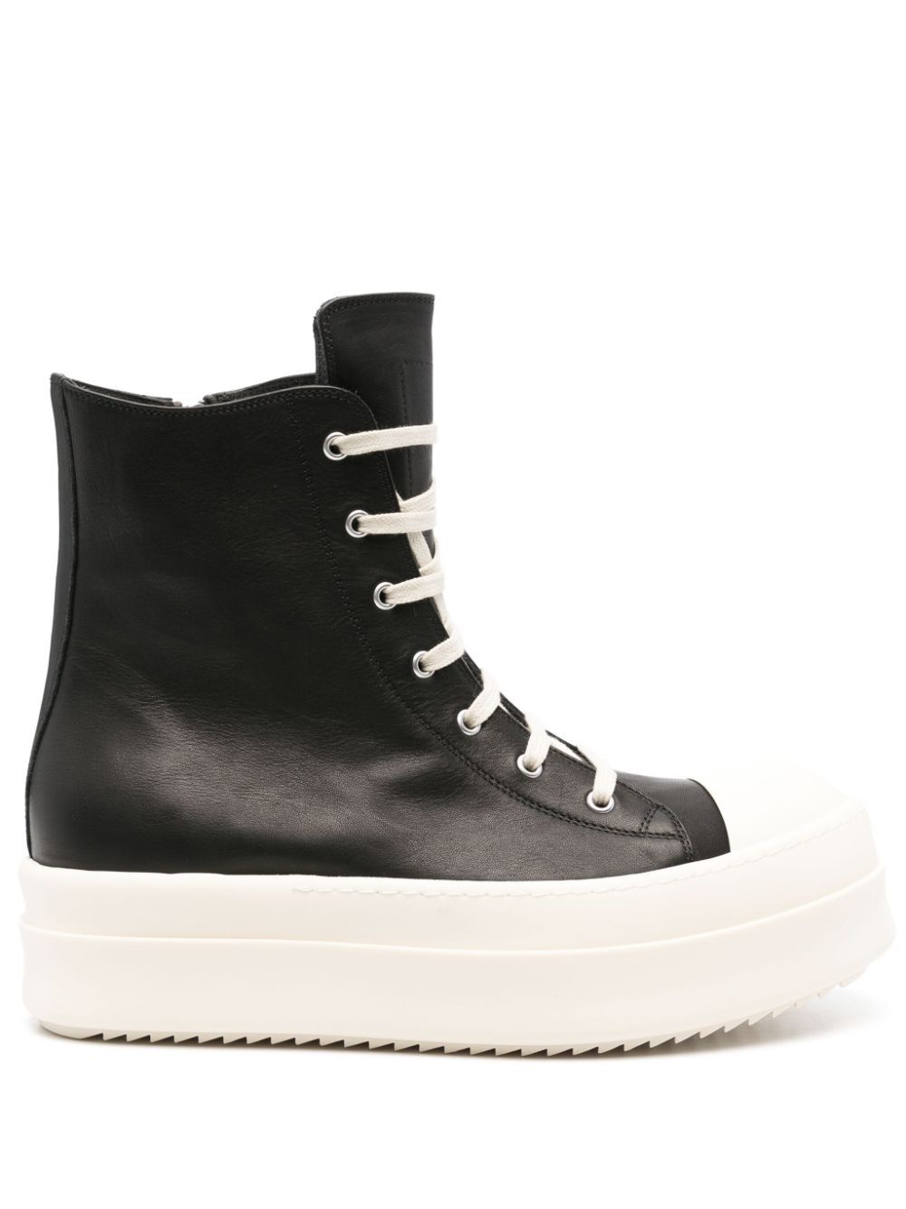 Rick Owens DRKSHDW high-top leather sneakers | Eraldo.com CC