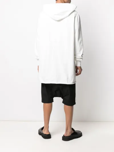 rick owens long hoodie