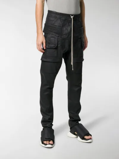 rick owens wax pants