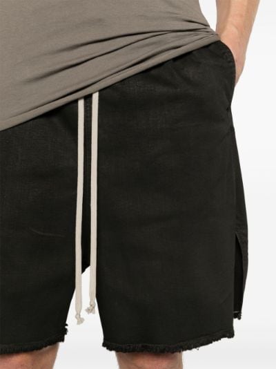 drop crotch waxed denim shorts Rick Owens Eraldo DE