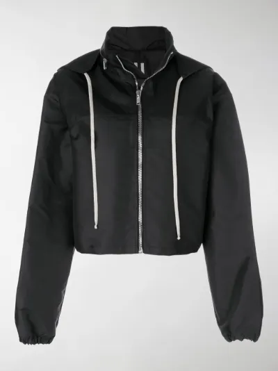 Rick Owens - hooded bomber jacket