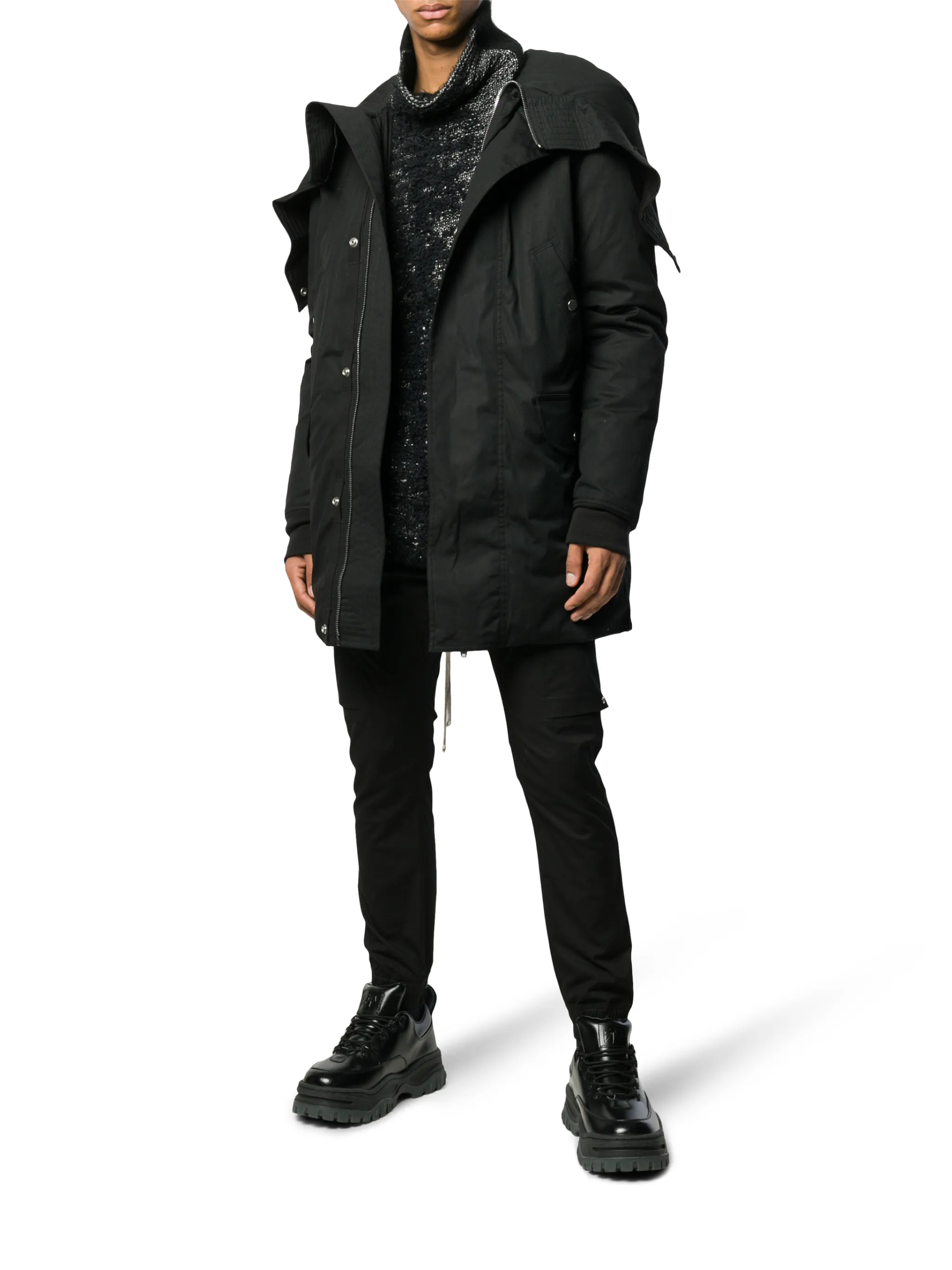Rick Owens PADDED LARRY COAT 50