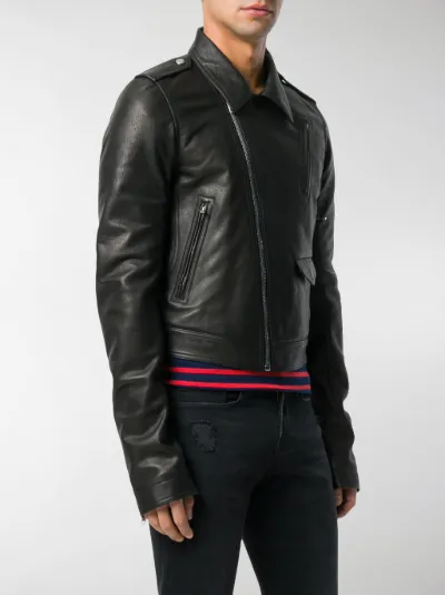 rick owens biker jacket