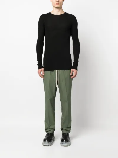 long slim drawstring trousers | Rick Owens | Eraldo.com