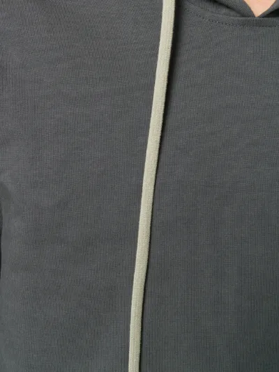 grayscale longline hoodie