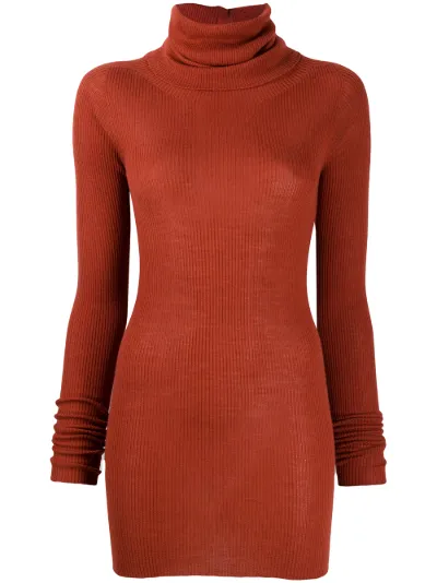 longline fine knit jumper