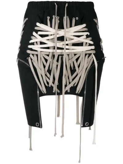 Minigonna con lacci | Rick Owens | Eraldo.com