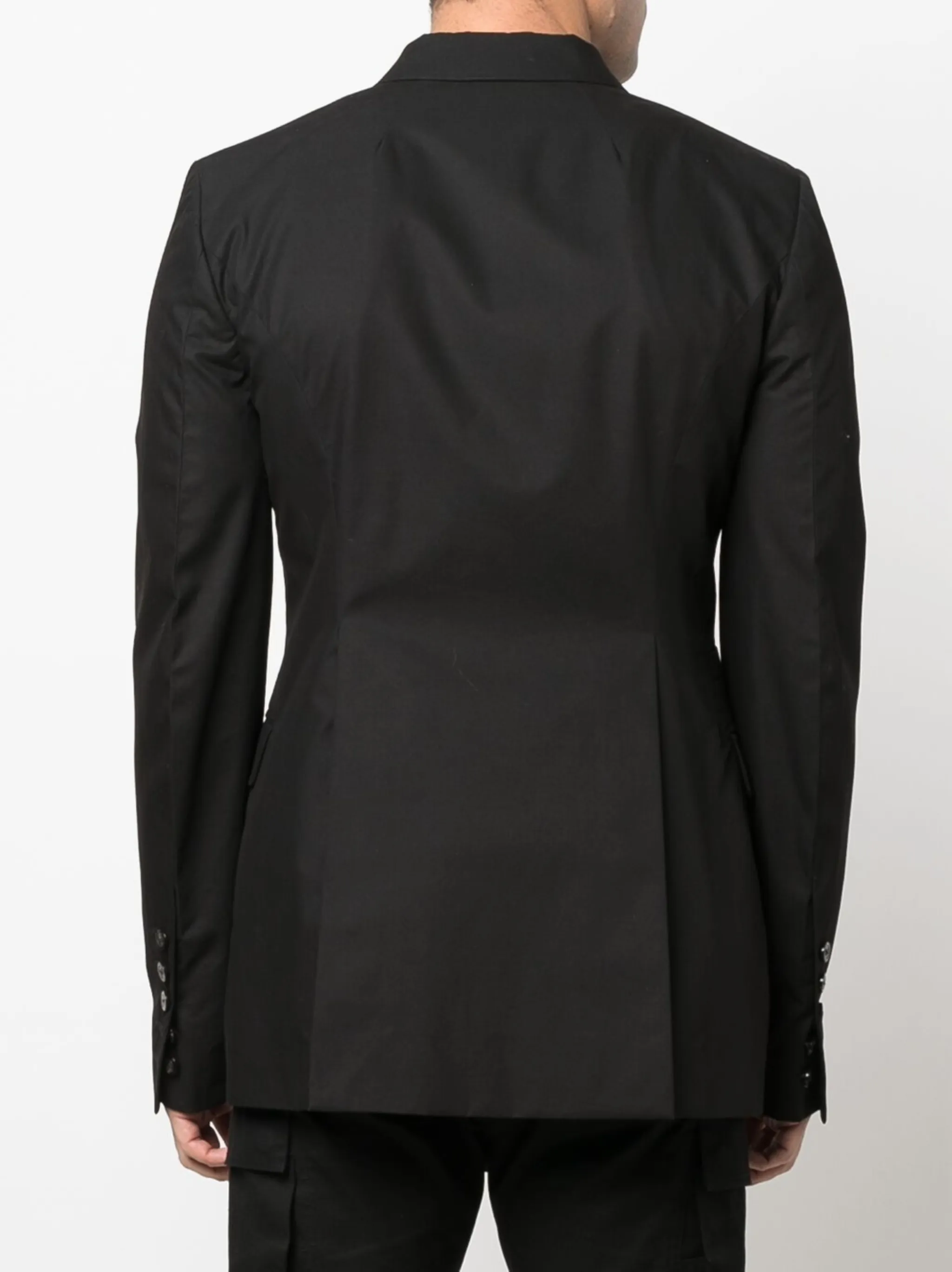 Rick Owens narrow-lapel single-breasted blazer | Eraldo.com PW