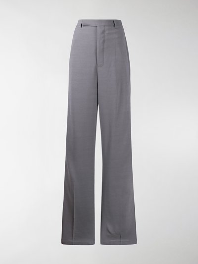autentico sito affidabile nuovi prodotti caldi Saldi Rick Owens Pantaloni a campana a vita alta di colore blu ... autentico sito affidabile nuovi prodotti caldi Saldi Rick Owens Pantaloni a campana a vita alta di colore blu ...