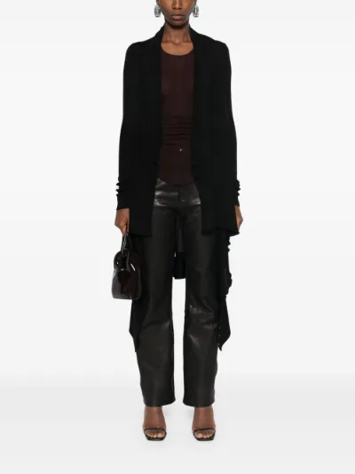 Rick Owens Porterville long wool cardigan Eraldo UK
