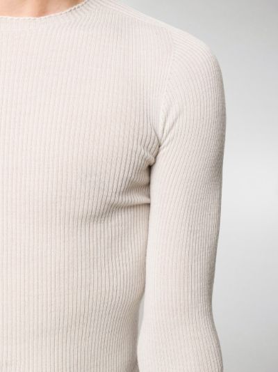 long sleeve ribbed shirt