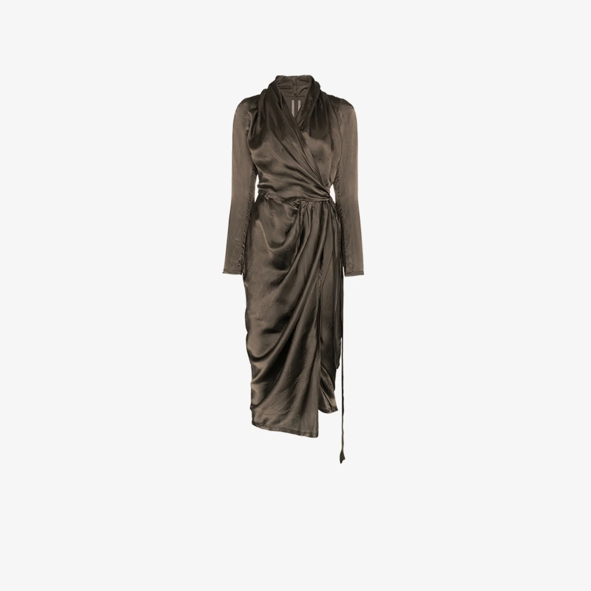 rick owens wrap dress