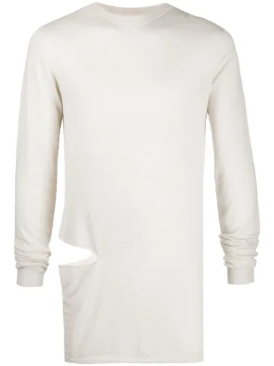 white longline jumper