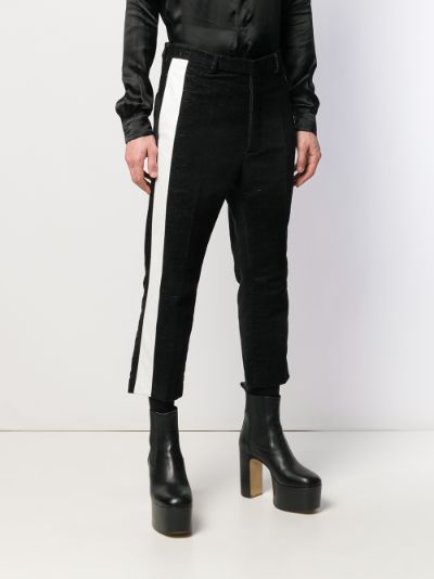 slim cropped Astaires | Rick Owens | Eraldo.com