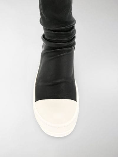 Rick Owens slouch style sneaker boots 