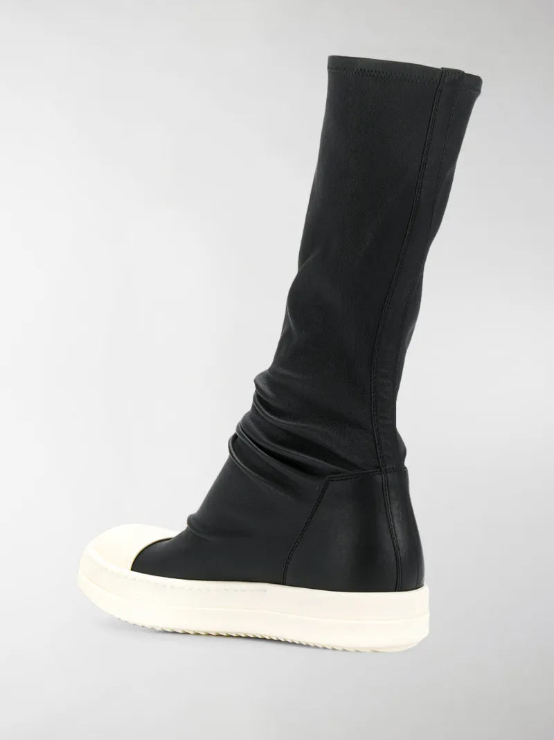 rick owens tall sneakers