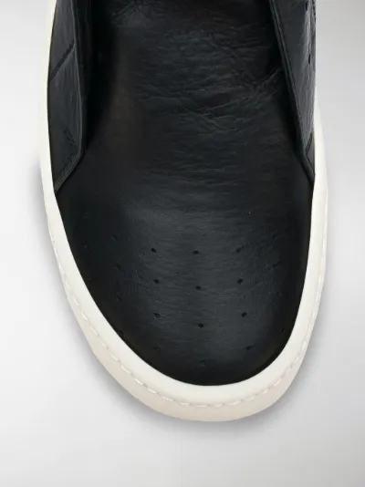 RICK OWENS-DRKSHDW Sneaker in denim nero con lacci grossi - Sneaks jumbo  laces | Strikestore