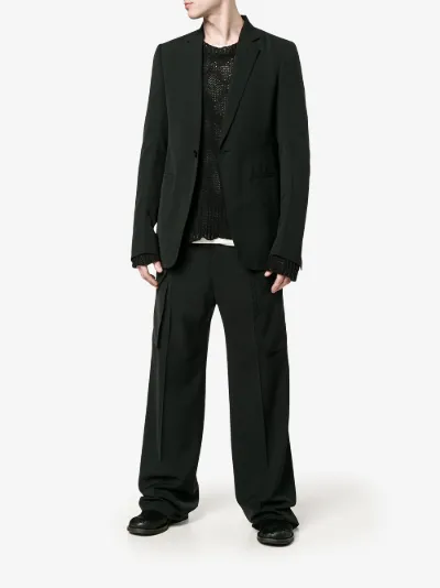 rick owens tailored cargo pants