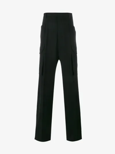 rick owens tailored cargo pants