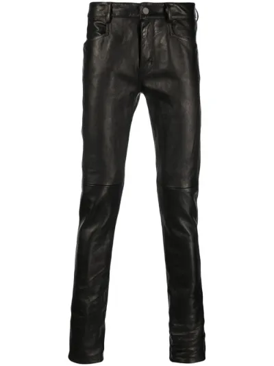 Rick Owens Tyrone skinny-cut leather jeans | Eraldo.com FR Rick Owens Tyrone skinny-cut leather jeans | Eraldo.com FR