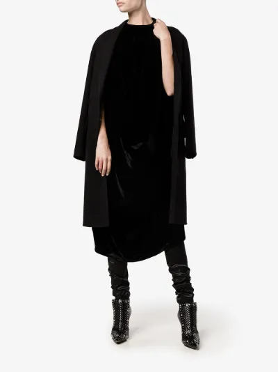 rick owens velvet dress