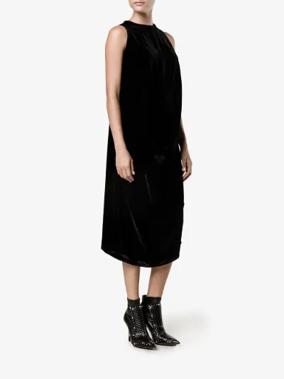rick owens velvet dress