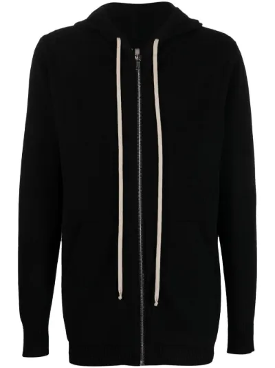 Rick Owens zip up drawstring hoodie Eraldo TV