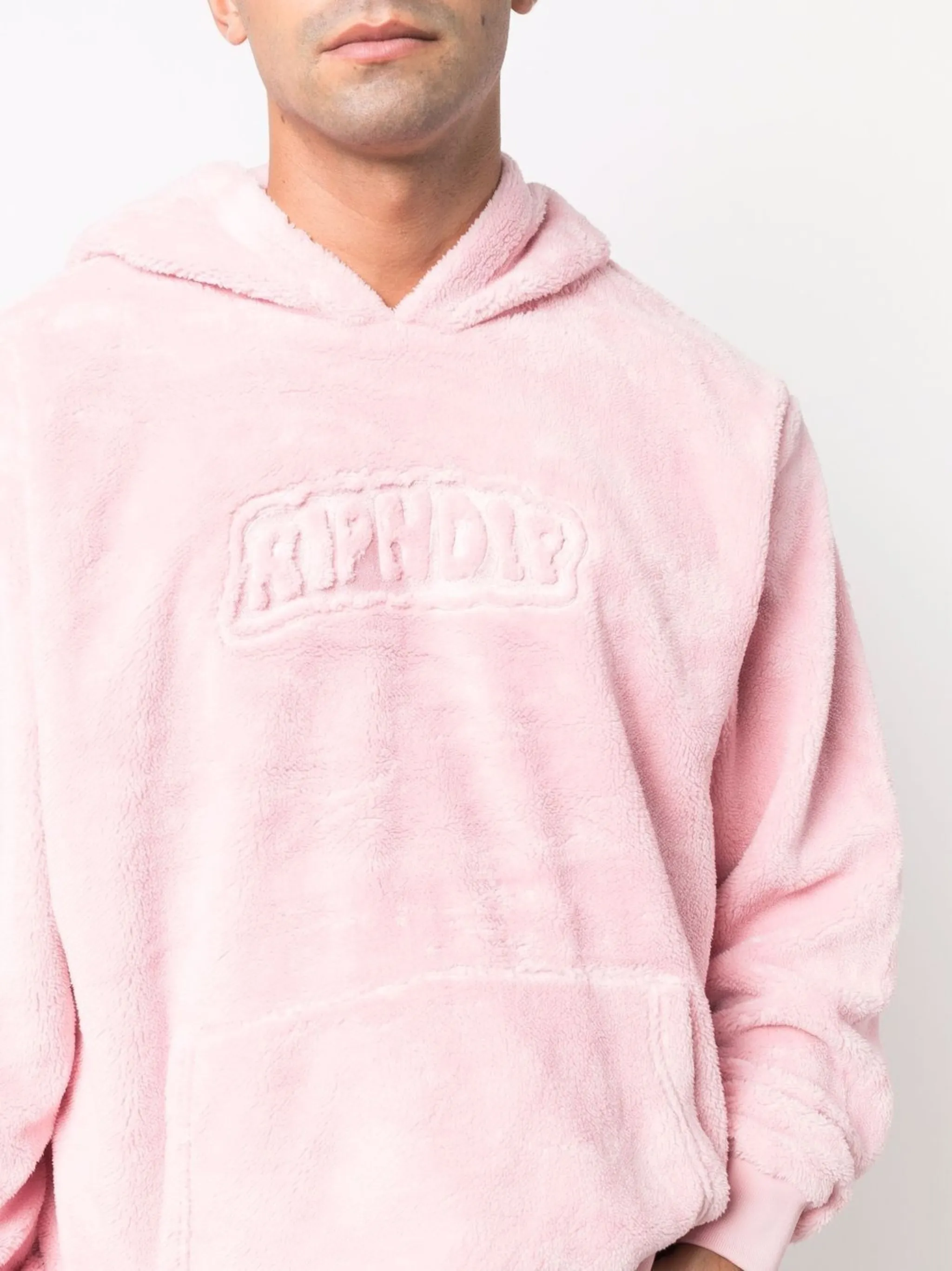 Ripndip fleece embossed logo hoodie Eraldo DE