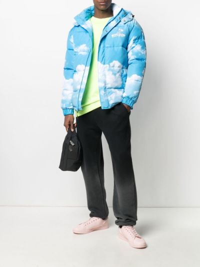 Cloud Print Puffer Jacket