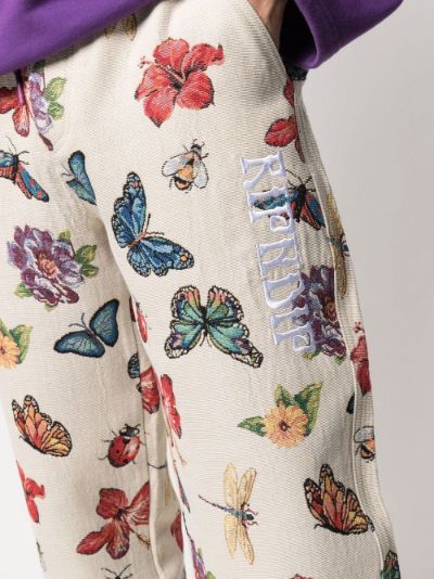 Monarch butterfly-print track pants | Ripndip | Eraldo.com FR