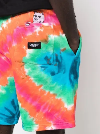 bape tie dye shorts