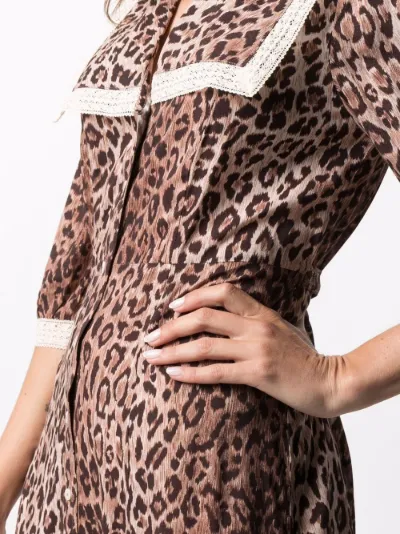 rixo leopard print dress